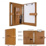 ST10856 3-Ring PU Leather Portfolios