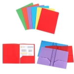 ST11578 Plastic Two Pocket File Folders