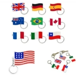ST11600 US Flag Key Chain Tag