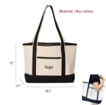 ST11585 14oz Cotton Canvas Tote Bag