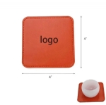 ST11586 PU Leather Square Coaster