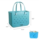 ST11599 EVA Hole Shoulder Bag Beach Storage