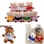 ST11617 Plush Bear Keyring with T-shirt