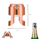 ST11651 Stainless Steel Champagne Sealer Wine Bottle Stopper