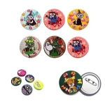 ST11660 Embroidered Button Pin Badge