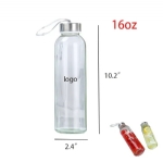 ST11667 16oz Reusable Glass Bottle