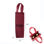 ST11404 Non-woven Single Bottle Wine Gift Bags