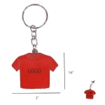 ST11697 T-shirt Shaped Keychain