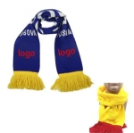 ST11712 Acrylic Knit Soccer Scarf