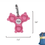 ST11733 Triangle Fidget Pop Keychain